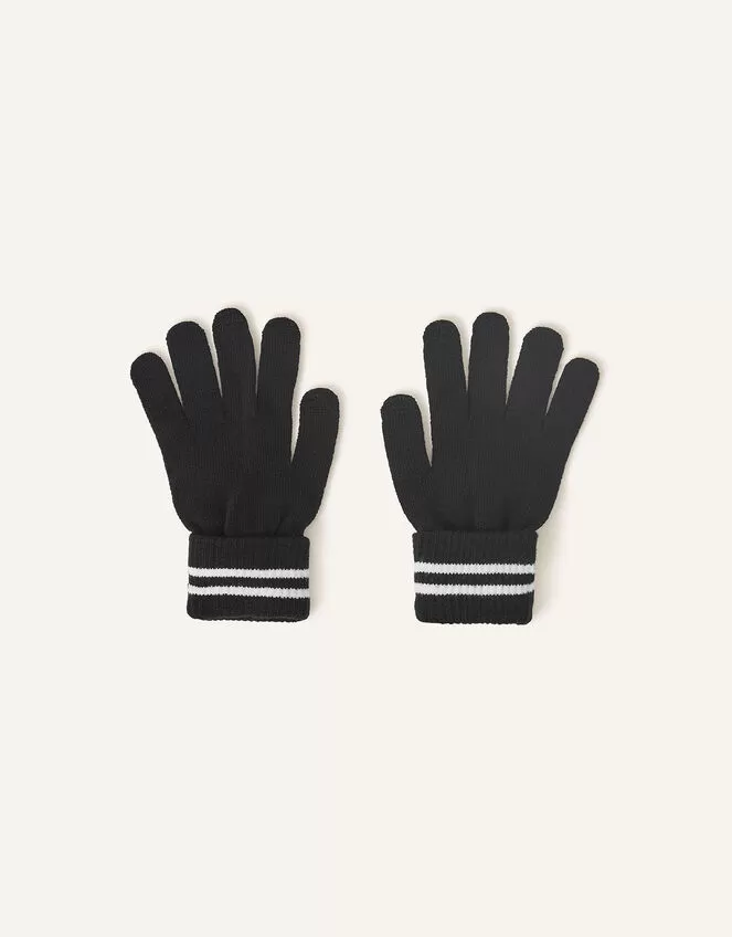 Accessories Varsity Stripe Touchscreen Gloves