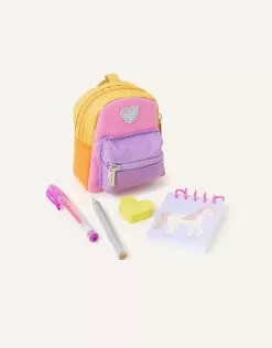Accessories Mini Backpack Keyring Stationery Set