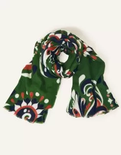 Accessories Paisley Print Blanket Scarf