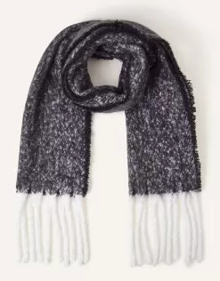 Accessories Super Fluffy Scarf Black