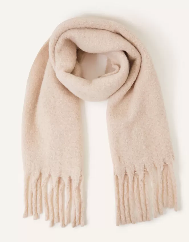 Accessories Super Fluffy Scarf Natural
