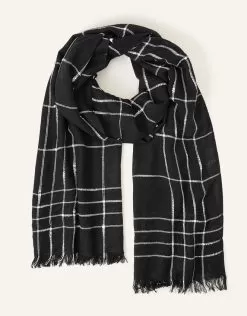 Accessories Window Pane Scarf