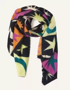 Accessories Star And Moon Print Scarf