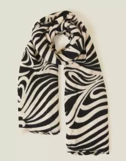 Accessories Swirl Print Blanket Scarf
