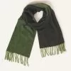 Accessories Luxury Scarf In Wool Blend Green