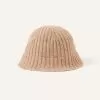 Accessories Knit Bucket Hat Camel