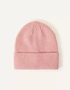 Accessories Soho Knit Beanie Hat Pink