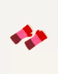 Accessories Colourblock Cut Off Gloves