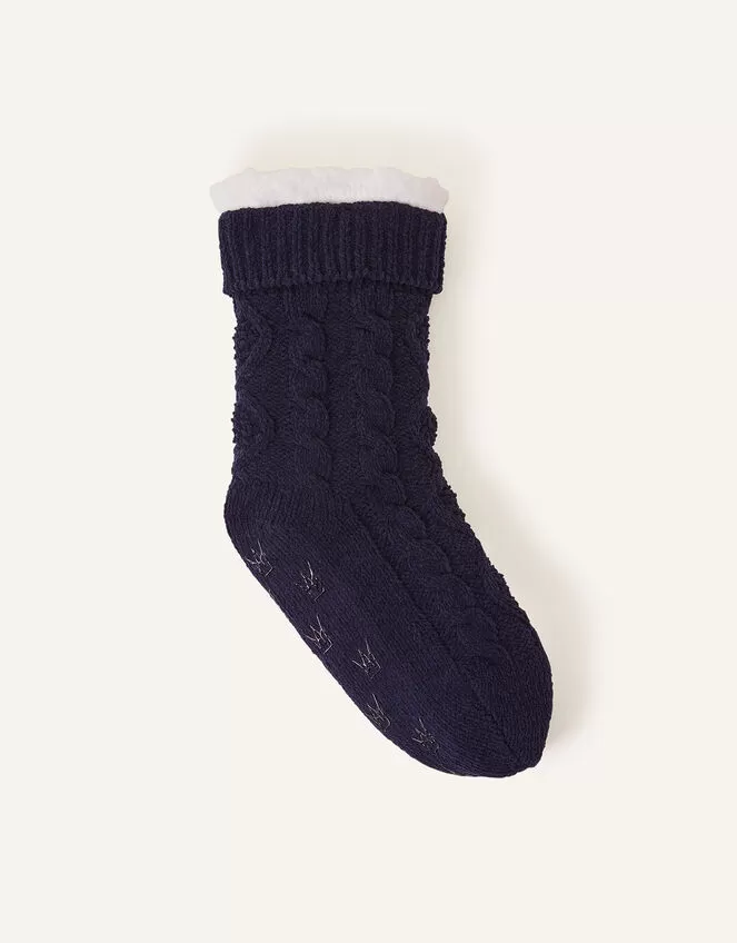 Accessories Cable Slipper Socks