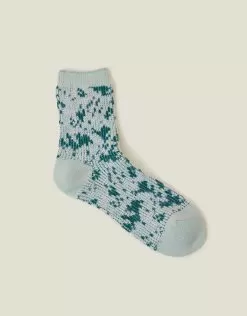 Accessories Abstract Print Wool Socks