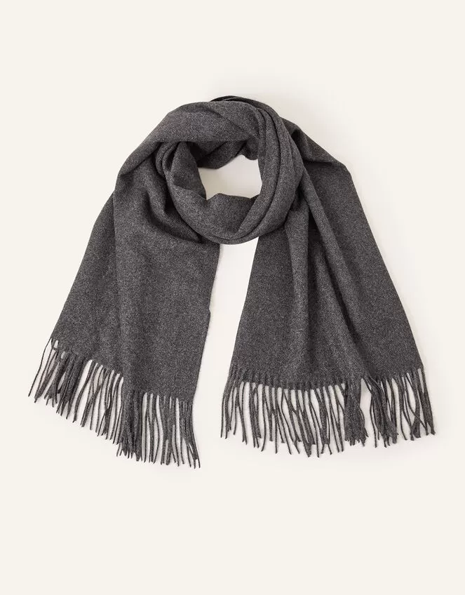Accessories Super-Soft Blanket Scarf Grey - Image 2
