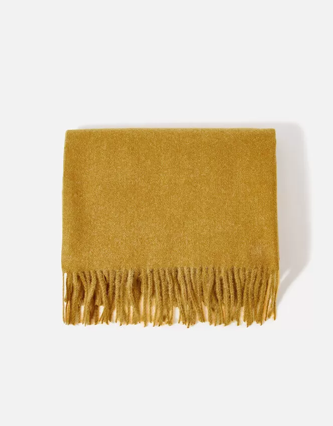Accessories Super-Soft Blanket Scarf Ochre - Image 2