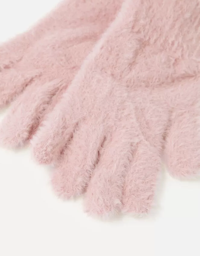Accessories Stretch Fluffy Glove Twinset - Image 2