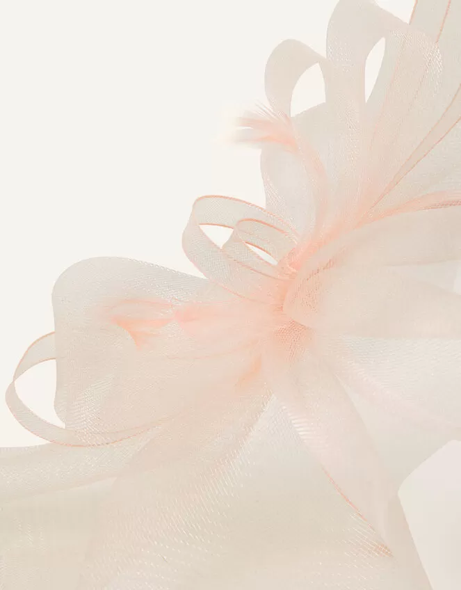 Mini Double Bow Crin Headband Pink - Image 3