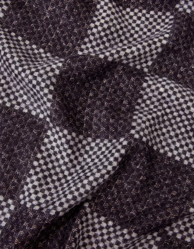 Accessories Checkerboard Woven Scarf - Image 2
