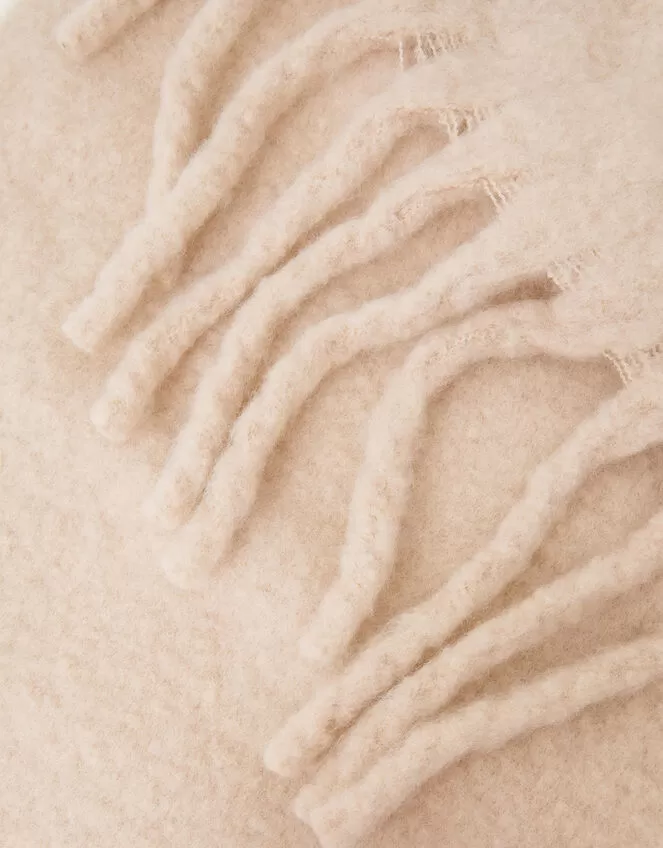 Accessories Super Fluffy Scarf Natural - Image 2