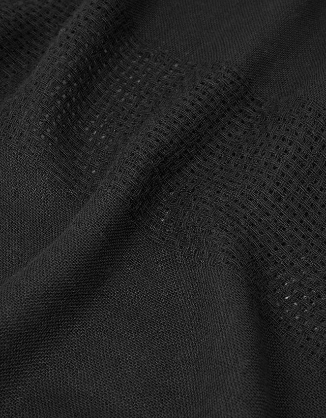 Accessories Waffle Stripe Textured Scarf - Image 2