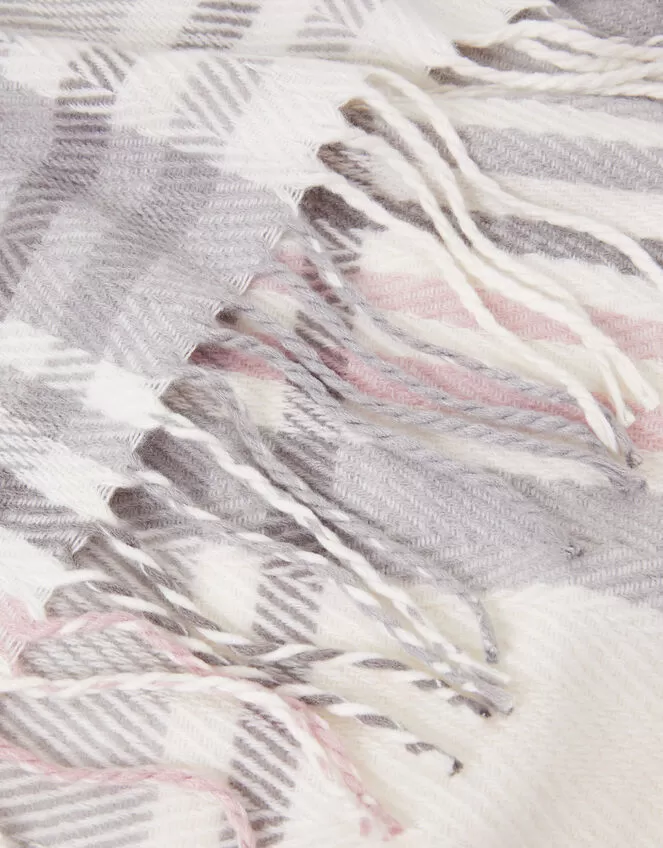 Accessories Pastel Check Blanket Scarf - Image 2
