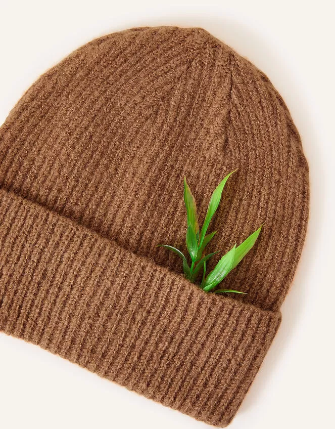 Accessories Soho Knit Beanie Hat Camel - Image 2
