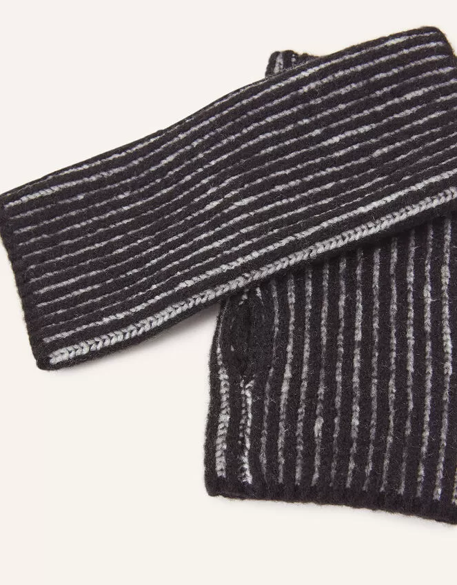 Accessories Cut Off Gloves Black - Image 2