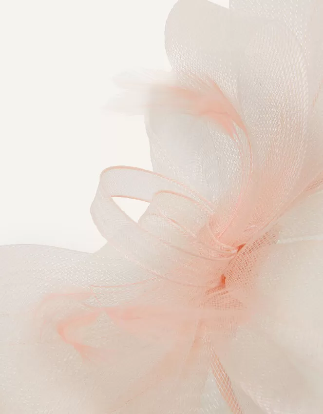 Mini Double Bow Crin Headband Pink - Image 4