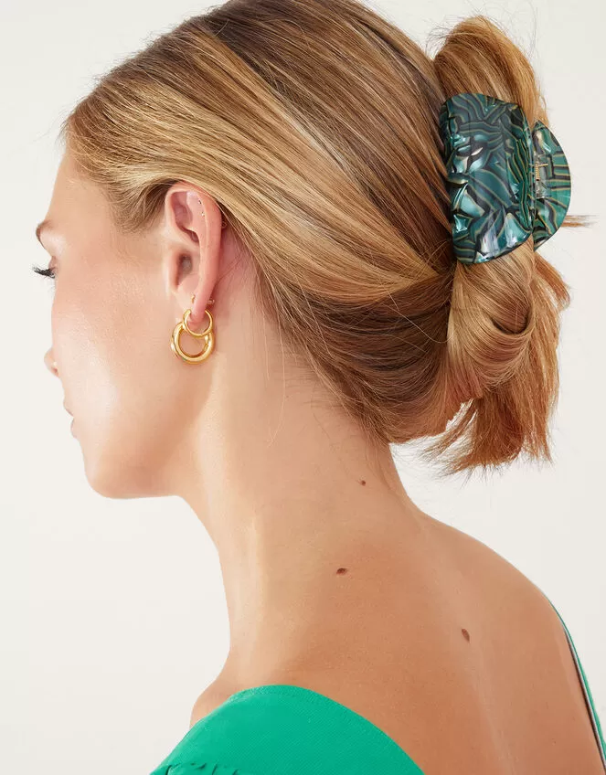 Accessories Marble Rounded Claw Clip - Image 3