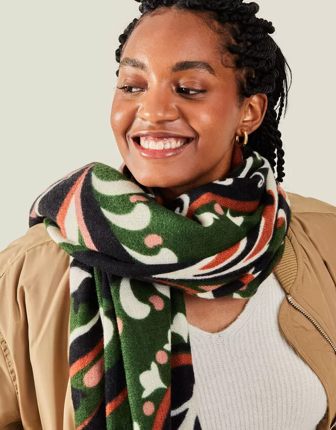 Accessories Paisley Print Blanket Scarf - Image 3