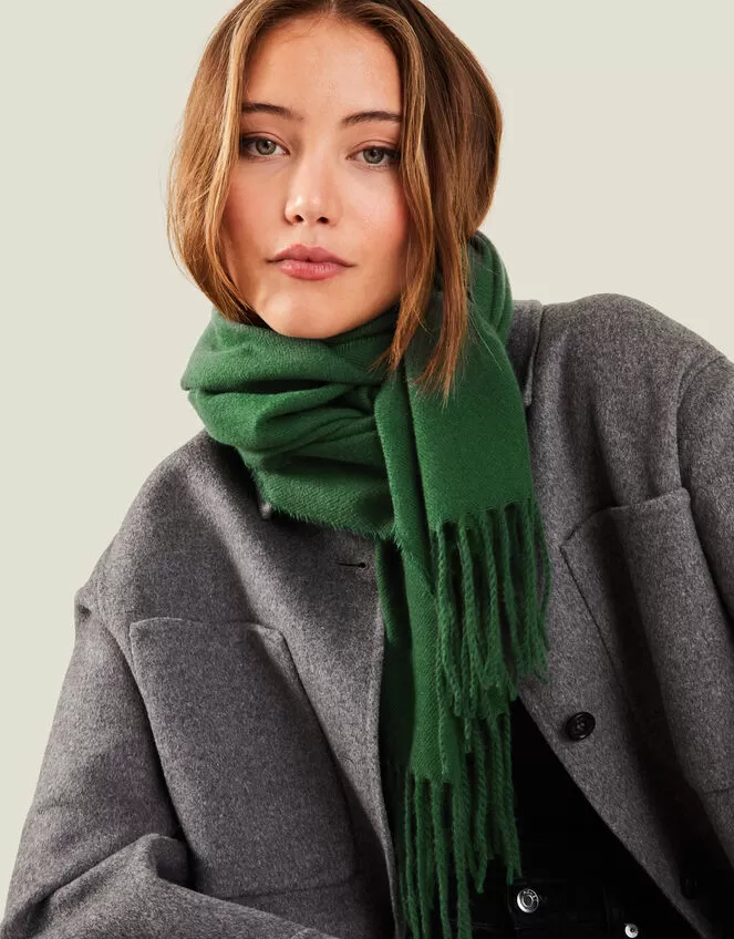 Accessories Super-Soft Scarf Green - Image 3