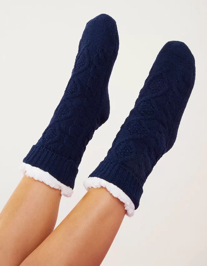 Accessories Cable Slipper Socks - Image 3