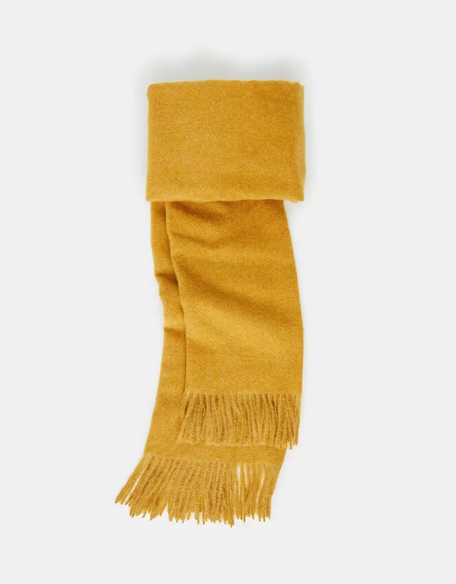 Accessories Super-Soft Blanket Scarf Ochre - Image 5