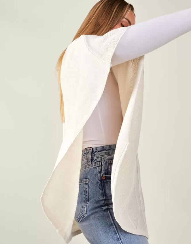 Accessories Cable Knit Poncho - Image 3