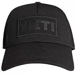 YETI Black Patch Trucker Hat