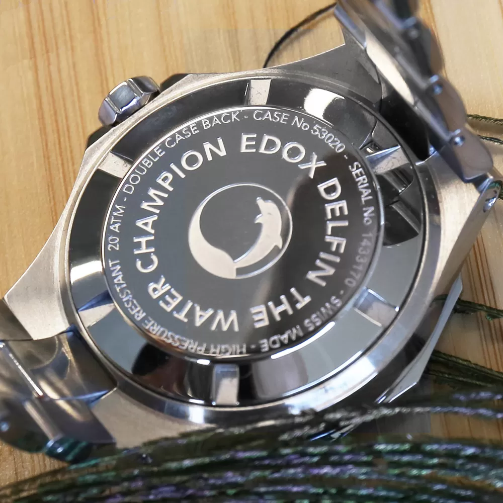 Edox Delfin 53020-3M-NANND Delfin Diver Watch - Image 4