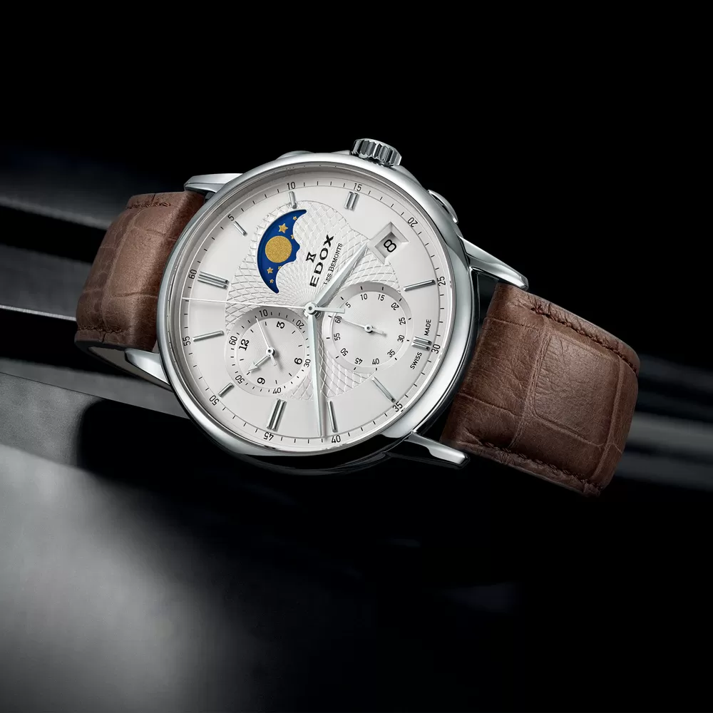 Edox Les Bémonts 01651-3-AIN Watch - Image 2