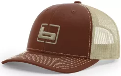 Banded Trucker Brown/Khaki Snapback Cap